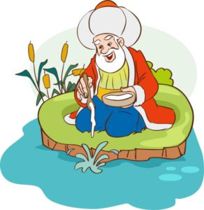 Nasreddin Hodja illustration cartoon character design