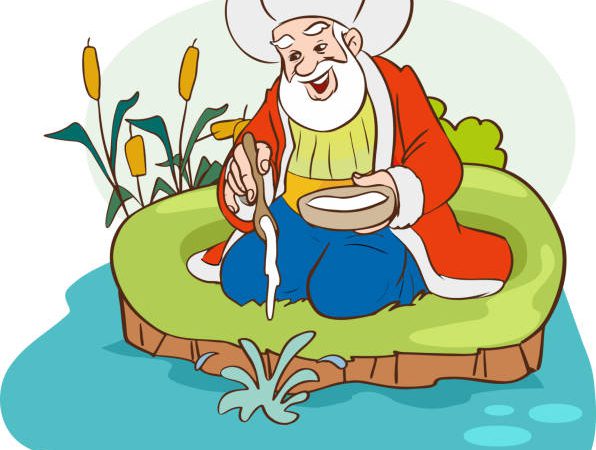 Nasreddin Hodja illustration cartoon character design