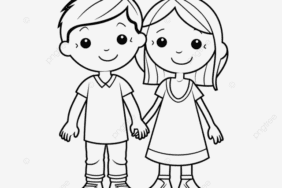 pngtree-boy-boy-and-sister-coloring-page-vector-png-image_6982322